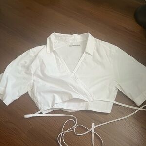 White small Abercrombie blouse